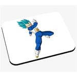 Tapis de souris Dragon ball super vegeta attaque super saiyan cheveux bleus