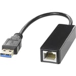 USB 3.0 netværkskort - 10/100/1000Mbp - 1xRJ45 - 0,2 m