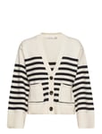 Emblagz Cardigan Tops Knitwear Cardigans Cream Gestuz