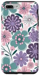 Coque pour iPhone 7 Plus/8 Plus Boho fleur aquarelle floral fleur sauvage