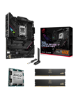 AMD Bundle 9800X3D + ASUS ROG STRIX B650E-F GAMING WIFI + Team Group T-Create Expert DDR5-6000 32GB - Prosessor/CPU - 8 kjerner - 4.7 GHz - AMD AM5 - AMD Boks (uten kjøler)