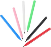 6 Pièces Stylo à Dessin LCD Stylet pour Tablette Graphique Stylo Tablette LCD pour bébé Tablette Enfant Tablette d'écriture LCD pour Enfants Stylo de Peinture en Plastique