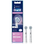 Oral-B Sensitive Clean Electric Toothbrush Heads, Pack of 2 - White - EB60X-2