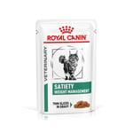 Royal Canin Veterinary Feline Satiety Weight Management kastikkeessa - 12 x 85 g