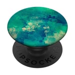 Cool Design Abstract Color Pattern Vintage Blue Green PopSockets Adhesive PopGrip