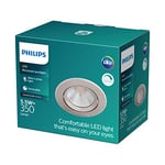 Philips Spot LED encastrable SPARKLE, intensité variable, 5.5W, Silver