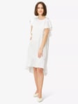 Noa Noa Katie Ruffled Raglan Sleeve Dress, White