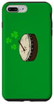 Coque pour iPhone 7 Plus/8 Plus Bodhran St Patrick's Day Batteur Musicien irlandais