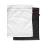 Rayen 6058.01 Bag protège Vos vêtements | avec Zipper Fermeture de la sécurité | Lave-Linge et séchoir, Blanc/Noir, 50 x 40 cm