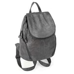 UTO Sac porté dos Femme Sac porté épaule avec Rabat Spacieux Vogue Durable Cuir Synthétique Gris version-neuf