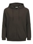 JACK&JONES PLUS Jjebradley Noos Pls Sweat zippé à Capuche Veste de survêtement, Mulch, XXXXXXL Homme