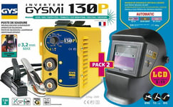 GYS Inverter Mma Soudeur Gysmi 130 P + Casque de Soudage 031449 LCD Techno 11