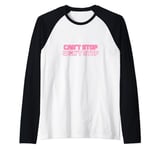 Can't Stop Won't Stop Raglan Baseball Tee