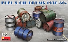 Mini Art 35613 Fuel & Oil Drums 1930-50s DIORAMA SCALE 1/35 NEW