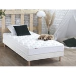 Ensemble Matelas accueil mémoire de forme + Sommier 90 x 190 cm MAM AZUR  