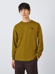 The North Face Long Sleeve Redbox T-Shirt, Moss Green