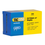 Tacwise 0431 Type 53 / 10 mm Heavy Duty Galvanised Staples, Pack of 5,000