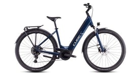 Vtc electrique cube touring hybrid one 625 easy entry shimano cues 9v 625 wh 700 mm bleu deep sea 2025