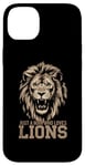 Coque pour iPhone 14 Plus Visage de lion drôle Meme Lions Citations Just A Man Who Loves Lions