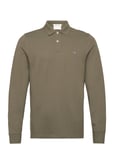 GANT Reg Shield Ls Pique Rugger Khaki Green