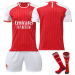 23-24 Arsenal hemma nr nummer tröja med strumpor no number with socks M