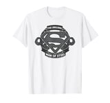 Superman Original Man Of Steel Chain Link Logo T-Shirt