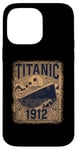 Coque pour iPhone 14 Pro Max Poster vintage Titanic 1912 – Souvenir emblématique du bateau de croisière