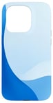 Coque pour iPhone 15 Pro Design esthétique bleu