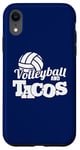 Coque pour iPhone XR Volleyball et Tacos Spike et Salsa Beach Volleyball Vibes