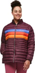 Cotopaxi Women's Fuego Down Jacket Wine Stripes, L