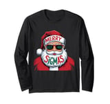 Merry Rizz Mas Sigmas- Gen Alpha Middle School Christmas Long Sleeve T-Shirt