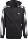 adidas Boy's 3 Stripe Full Zip Hoody Sweatshirt - Size 11-12 Years