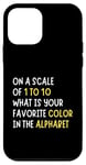 Coque pour iPhone 12 mini Sarcasm On a Scale of 1-10 What is Your Favorite Color Funny