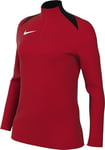 Nike FD7669-657 Dri-FIT Academy Pro 24 Drill Top K Sweatshirt Women's University RED/University RED/White Size S