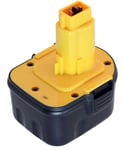 Akku laitteelle DE9502 laitteelle Dewalt, 12V, 3000mAh