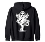 Cherub Angel x Money Bag x Bag of Money Zip Hoodie