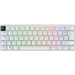 Clavier Logitech G PRO X 60 LIGHTSPEED, gaming sans fil, mécanique ultra compact TKL 60%, tactile - Blanc