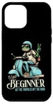 Coque pour iPhone 12 Pro Max Trottinette Frog Novice Rider E-Scooter Cyclomoteur Grenouille