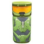 CosCups by Numskull Halo Master Chief Ceramic Mug Gift with Rubber Sleeve 400ml - Official Halo Merchandise