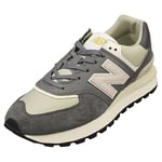 New Balance 574 Mens Casual Trainers in Grey - 8 UK