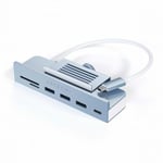 Satechi USB-C -kiinnike Hub iMac 24: lle (2021) - Blå