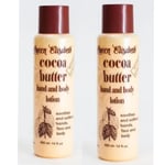 2x Queen Elisabeth Cocoa Butter Hand & Body Lotion 14 oz / 400ml