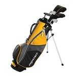 Wilson Golf Pro Staff JGI MD, Junior Club Set for Children/Young People from 8-11 Years, Body Size 127-142 cm, Right-Handed, Graphite, Including Carrybag, Yellow, WGGC91830