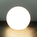 Licht-erlebnisse - Lampe de jardin élégante blanche Lampe boule Ø30 cm - Blanc - Blanc