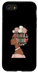 Coque pour iPhone SE (2020) / 7 / 8 Black History Livre éducatif Melanin Queen Afro Women