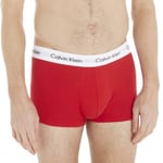 Calvin Klein 3P Cotton Stretch Low Rise Trunks Mixed bomull Large Herre