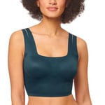 Sloggi BH ZERO Feel Flow Bra Top Blå Small Dam