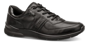 Ecco Herre-sneaker Sort  - Str. 41 - Skinn/pu/tekstil