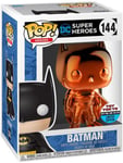 Figurine Funko Pop - Dc Super-Héros N°144 - Batman - Orange Métallisé (34210)