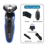 Shavers for Men Electric Razor Wet/Dry Rechargeable Rotary Cordless USB Charging